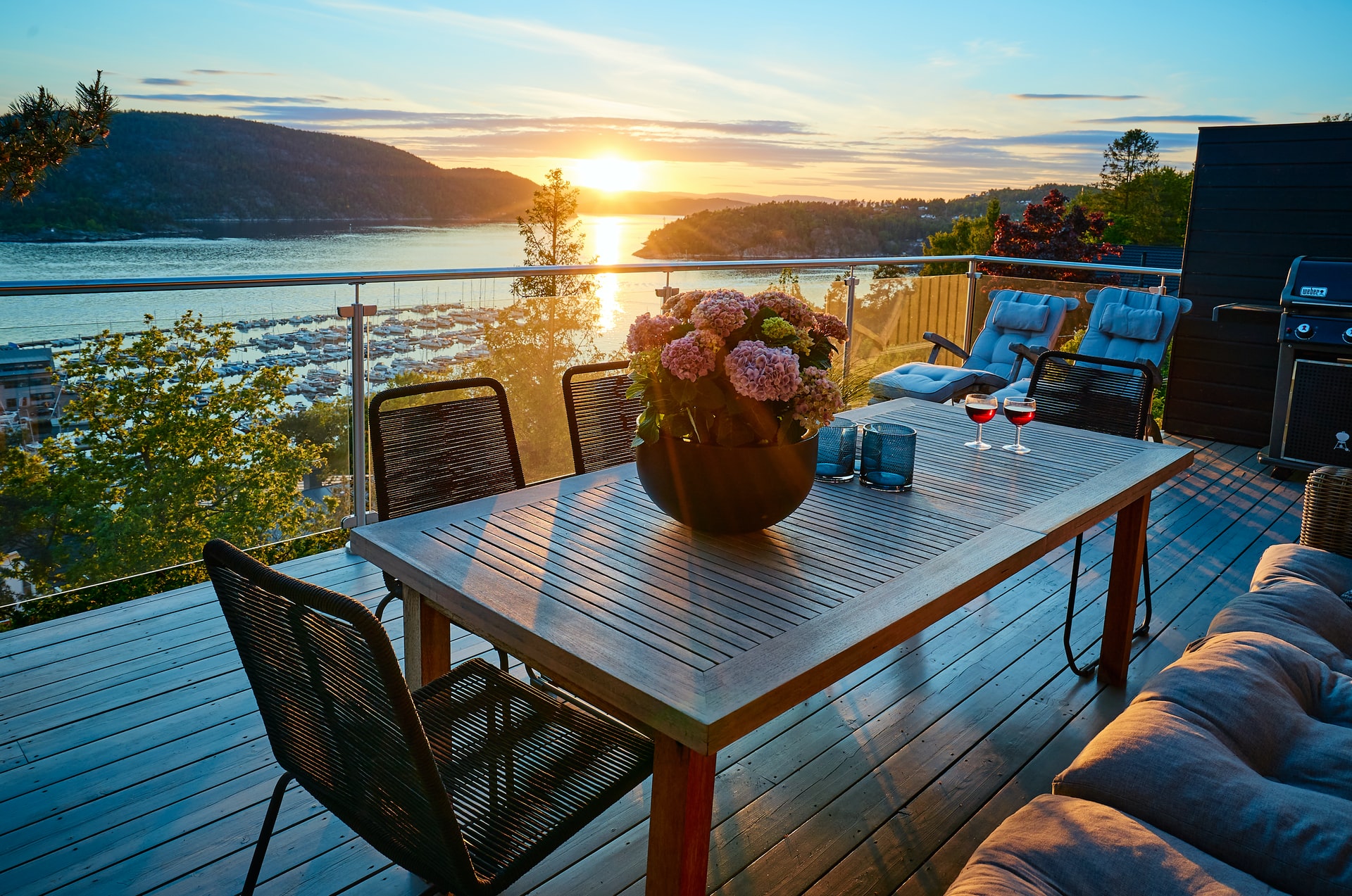 Indret din terrasse på den mest optimale måde